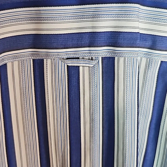 Bugatchi Men's Striped Print Button Down Shirt M Medium - Picture 7 of 9